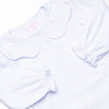 Samantha Scalloped Collar Long Sleeve Top, (2 Colors)