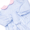 Windowpane Whimsy Romper, Pink and Blue