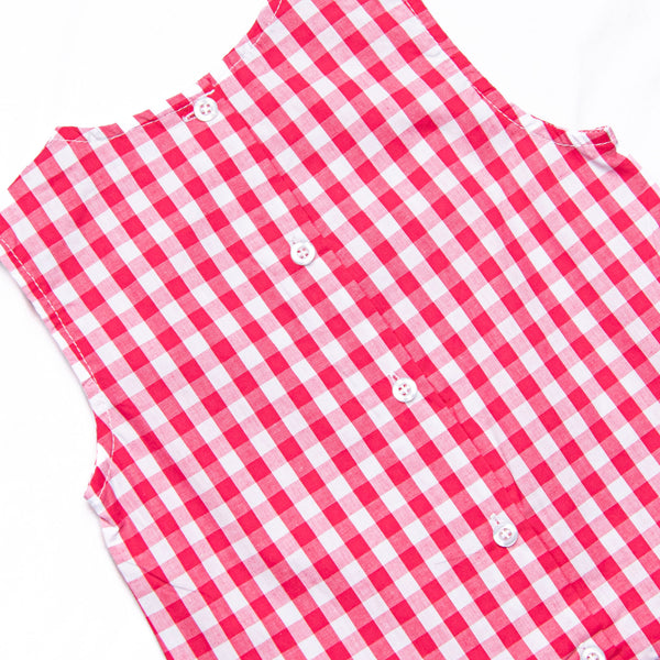 Arts and Crafts Apple Applique Diaper Set, Red