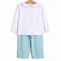 Tahoe Teal Pant Set, Blue