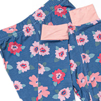 Blooming Beauty Bamboo Pajama Set, Blue