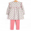 Forest of Firs Legging Set, Pink