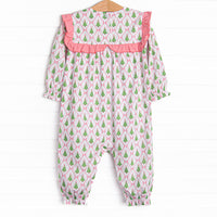 Forest of Firs Romper, Pink