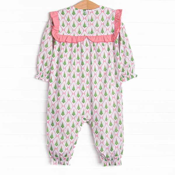 Forest of Firs Romper, Pink