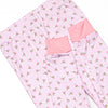 Pink Rosebud Bamboo Pajama Set, Pink