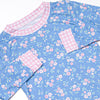 Grace Garden Bamboo Pajama Set, Blue