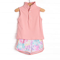 Sutton Short Set, Pink