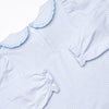 Cutest Carving Applique Diaper Set, Blue