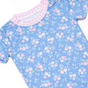 Grace Garden Bamboo Pajama Short Set, Blue