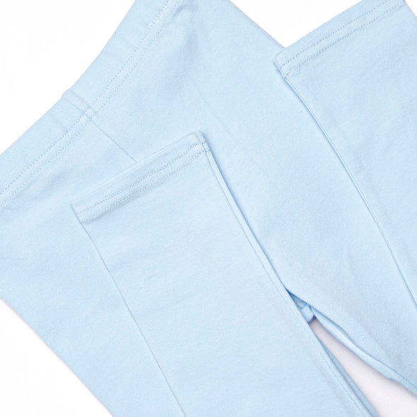 Cutest Carving Applique Legging Set, Blue