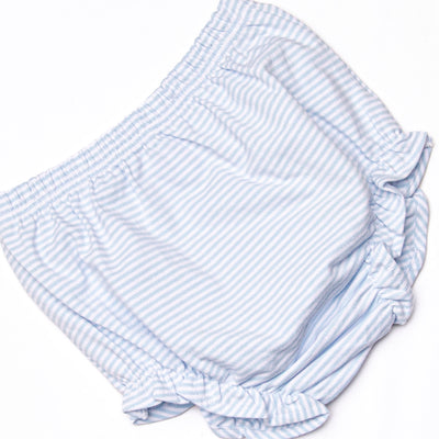 Cutest Carving Applique Diaper Set, Blue