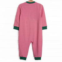 Toy Soldier Trio Applique Romper, Red