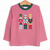 Toy Soldier Trio Applique Top, Red