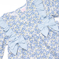 Saylor Floral Bow Legging Set, Blue