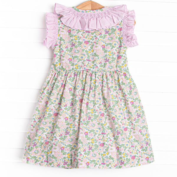Bleu: Briar Smocked Dress, Pink