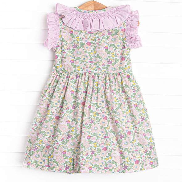 Bleu: Briar Smocked Dress, Pink