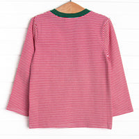 Toy Soldier Trio Applique Top, Red