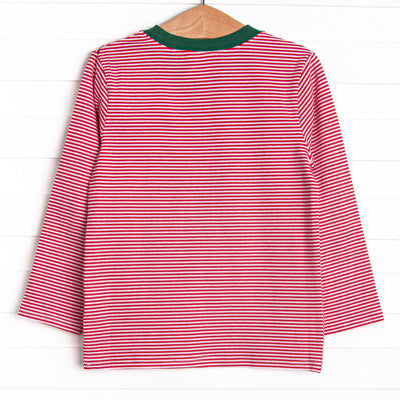 Toy Soldier Trio Applique Top, Red