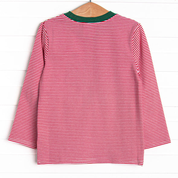 Toy Soldier Trio Applique Top, Red