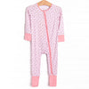Pink Rosebud Bamboo Zippy Pajama, Pink