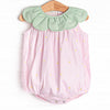 Little Berry Embroidered Bubble, Pink
