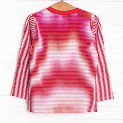 Howls of Holly Applique Top, Red