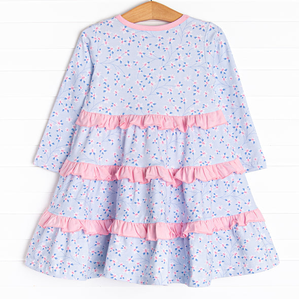 Cherry Blossom Breeze Dress, Blue
