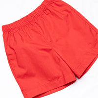 Prep School Plaid Short Set, Red