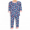 Blooming Beauty Bamboo Pajama Set, Blue
