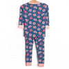 Blooming Beauty Bamboo Pajama Set, Blue