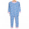 Grace Garden Bamboo Pajama Set, Blue