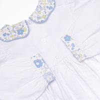 Fairytale Flowers Dress, White