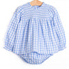 Rhythm and Blues Diaper Set, Blue Check