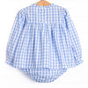 Rhythm and Blues Diaper Set, Blue Check