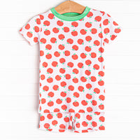 Pick of the Picnic Bamboo Pajama Short Set, Red