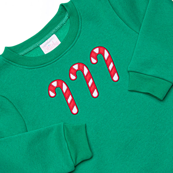 Jolly Lolli Applique Pant Set, Green