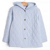 Rosemary Quilted Coat, Blue