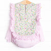 Bleu: Briar Smocked Diaper Set, Pink