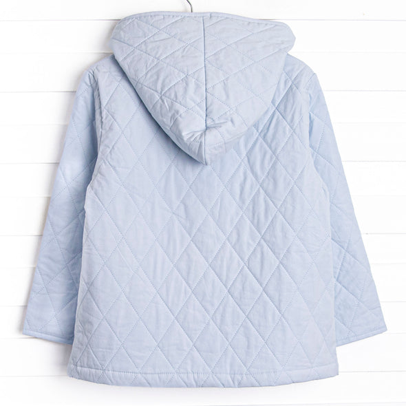 Rosemary Quilted Coat, Blue