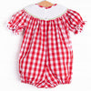 Lovable Lab Smocked Bubble, Red