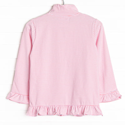 Doorbuster: Bouquet Embroidered Pullover, Pink