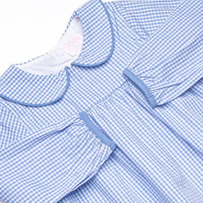 A Moment for Mums Applique Dress, Blue