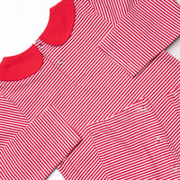 Howls of Holly Applique Romper, Red
