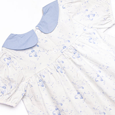 Wishing on Watercolors Ruffle Short Set, Blue