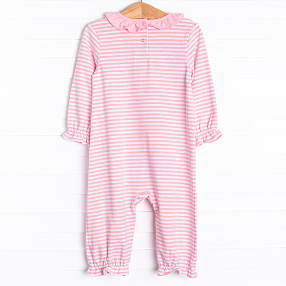Tis the Season Applique Romper, Pink