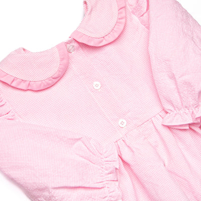 Ballroom Ballerinas Smocked Diaper Set, Pink