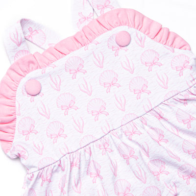 Tidal Treasures Ruffle Dress, Pink