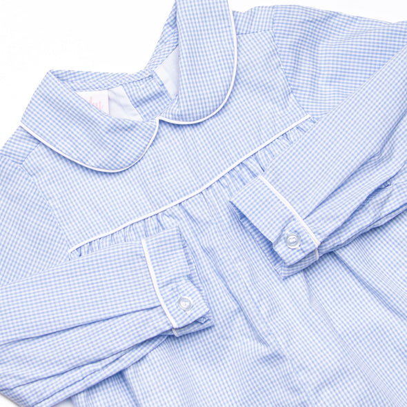 Barret Long Romper, Blue