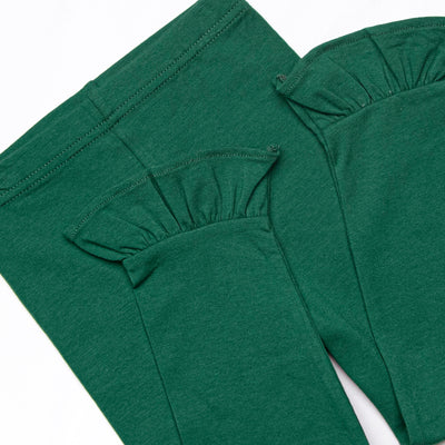Toy Soldier Ruffle Legging Set, Green