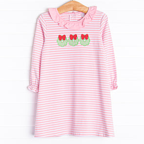 Tis the Season Applique Dress, Pink